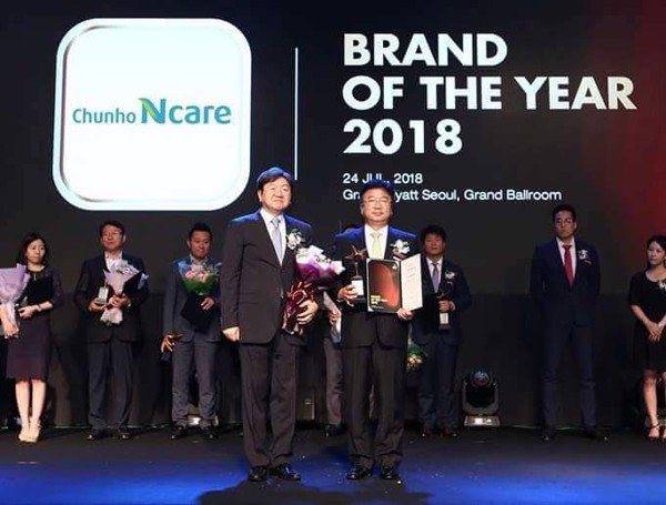 Chunho Ncare tiếp tục nhận giải thưởng Thương hiệu Quốc gia năm 2018