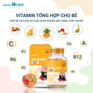 Vitamin Tổng Hợp Chunho Ncare Cho Bé – 120 Viên/Hộp