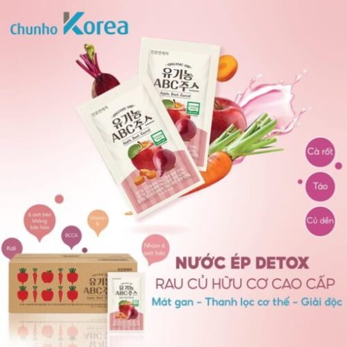 NƯỚC ÉP DETOX RAU CỦ HỮU CƠ CAO CẤP